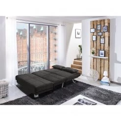 Loftscape Canapé convertible Rakir - Microfibre - Microfibre Enza: Anthracite - Largeur : 120 cm 9 Loftscape Canapé convertible Rakir - Microfibre - Microfibre Enza: Anthracite - Largeur : 120 cm -Meubles de salon Soldes 1000263734 210525 14090400073 MOOD DETAILS P000000001000263734 mood