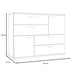 Loftscape Commode Leisi - Imitation bois ancien -Meubles de salon Soldes 1000264575 210505 14340600078 SKETCH DETAILS P000000001000264575 sketch