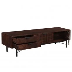 Ars manufacti Meuble TV Angun - Acacia massif / Métal - Acacia foncé / Noir 11 Ars manufacti Meuble TV Angun - Acacia massif / Métal - Acacia foncé / Noir -Meubles de salon Soldes 1000264983 220105 15580200052 DETAILS P000000001000264983