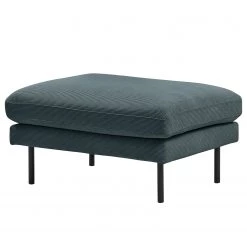 Mørteens Repose-pieds Landos - Velours côtelé Licia: Bleu marine