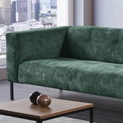 Mørteens Canapé Vernioz (3 places) - Tissu - Tissu Adela: Gris-Pétrole -Meubles de salon Soldes 1000265051 210827 06185700769 DETAILS P000000001000265051