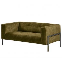 Mørteens Canapé Vernioz (2 places) - Tissu - Tissu Adela: Avocat