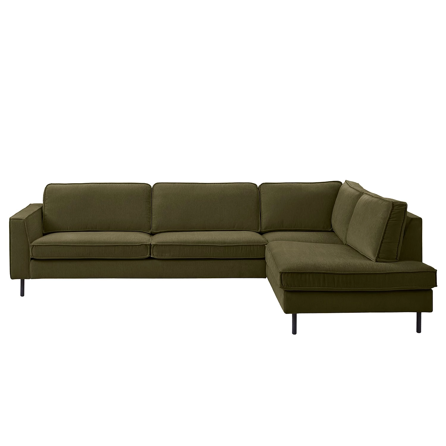 Mørteens Canapé d’angle Monblanc - Tissu - Tissu Velia: Vert foncé - Méridienne longue à droite (vue de face) 5 Mørteens Canapé d’angle Monblanc - Tissu - Tissu Velia: Vert foncé - Méridienne longue à droite (vue de face) – Image 3