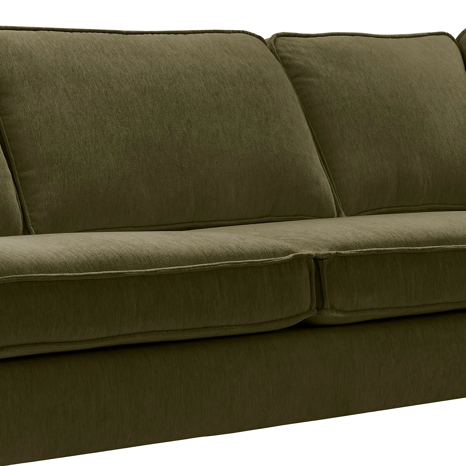 Mørteens Canapé d’angle Monblanc - Tissu - Tissu Velia: Vert foncé - Méridienne longue à droite (vue de face) 10 Mørteens Canapé d’angle Monblanc - Tissu - Tissu Velia: Vert foncé - Méridienne longue à droite (vue de face) – Image 8