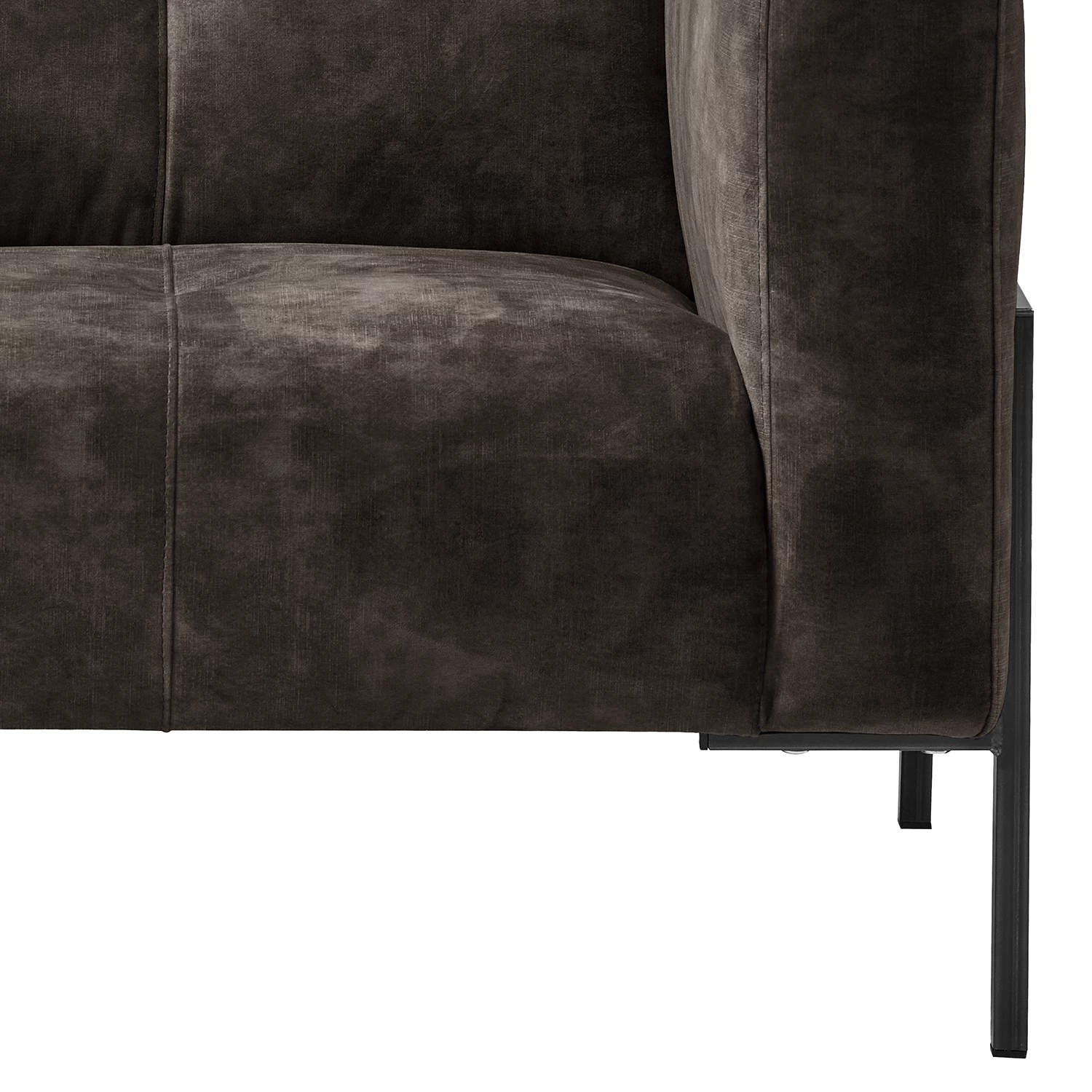 Mørteens Fauteuil Vernioz - Tissu - Tissu Adela: Gris marron 10 Mørteens Fauteuil Vernioz - Tissu - Tissu Adela: Gris marron – Image 8