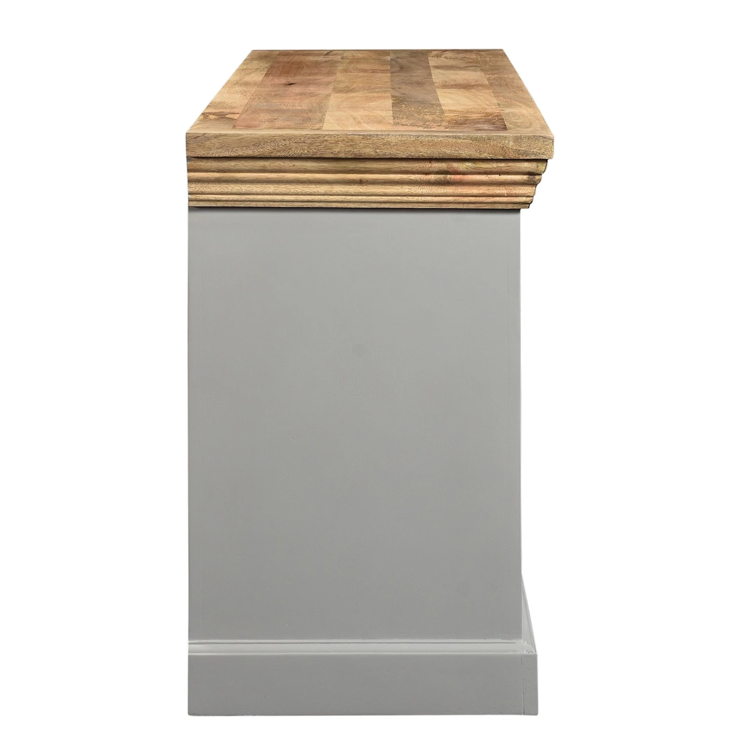 Maison Belfort Meuble TV Antton - Acacia / Manguier massif - Gris / Manguier 6 Maison Belfort Meuble TV Antton - Acacia / Manguier massif - Gris / Manguier – Image 4