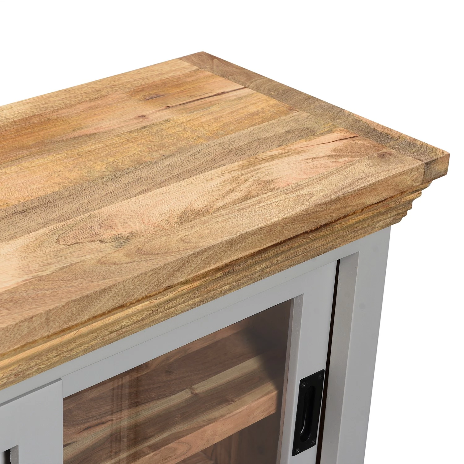 Maison Belfort Meuble TV Antton - Acacia / Manguier massif - Gris / Manguier 8 Maison Belfort Meuble TV Antton - Acacia / Manguier massif - Gris / Manguier – Image 6