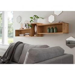 Naturoo Étagère murale Kolanoor I - Chêne sauvage massif -Meubles de salon Soldes 1000265774 210518 09314900010 MOOD DETAILS P000000001000265774 mood