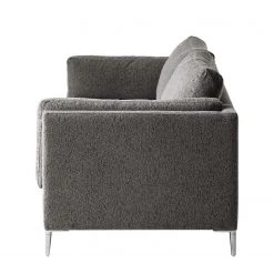 Studio Copenhagen 3 places Canapé COSO Classic+ - Tissu Chenille Rufi: Gris - Chrome brillant -Meubles de salon Soldes 1000266013 211007 14075900439 DETAILS P000000001000266013