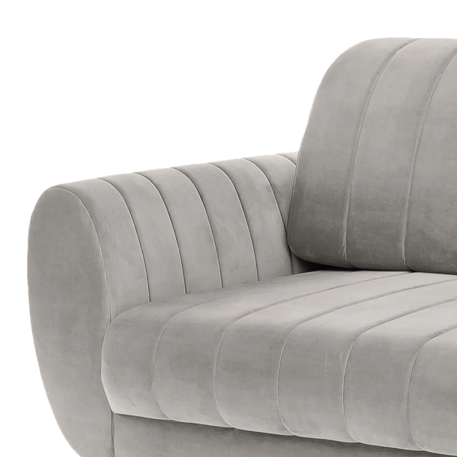 Norrwood Canapé convertible Cachi - Tissu - Tissu Madje: Gris clair 7 Norrwood Canapé convertible Cachi - Tissu - Tissu Madje: Gris clair – Image 5