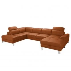 Loftscape Canapé panoramique Bussy - Cuir véritable - Cuir Moja: Marron chevreuil - Méridienne courte à droite / longue à gauche (vue de face) - Sans fonction couchage 16 Loftscape Canapé panoramique Bussy - Cuir véritable - Cuir Moja: Marron chevreuil - Méridienne courte à droite / longue à gauche (vue de face) - Sans fonction couchage -Meubles de salon Soldes 1000266804 210527 11183300495 DETAILS P000000001000266804