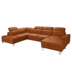 Loftscape Canapé panoramique Bussy - Cuir véritable - Cuir Moja: Marron chevreuil - Méridienne courte à droite / longue à gauche (vue de face) - Sans fonction couchage 17 Loftscape Canapé panoramique Bussy - Cuir véritable - Cuir Moja: Marron chevreuil - Méridienne courte à droite / longue à gauche (vue de face) - Sans fonction couchage -Meubles de salon Soldes 1000266804 210527 11183300496 DETAILS P000000001000266804