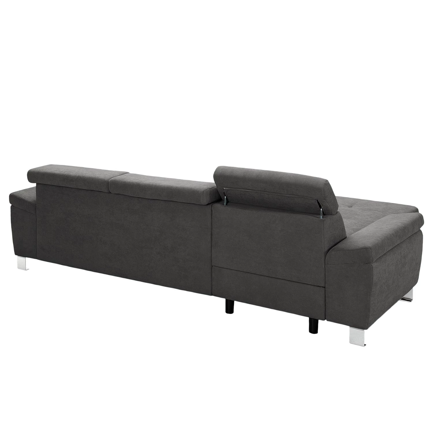 Loftscape Canapé d’angle Busene I - Microfibre - Microfibre Enza: Gris foncé - Méridienne courte à gauche (vue de face) - Sans fonction couchage 6 Loftscape Canapé d’angle Busene I - Microfibre - Microfibre Enza: Gris foncé - Méridienne courte à gauche (vue de face) - Sans fonction couchage – Image 4