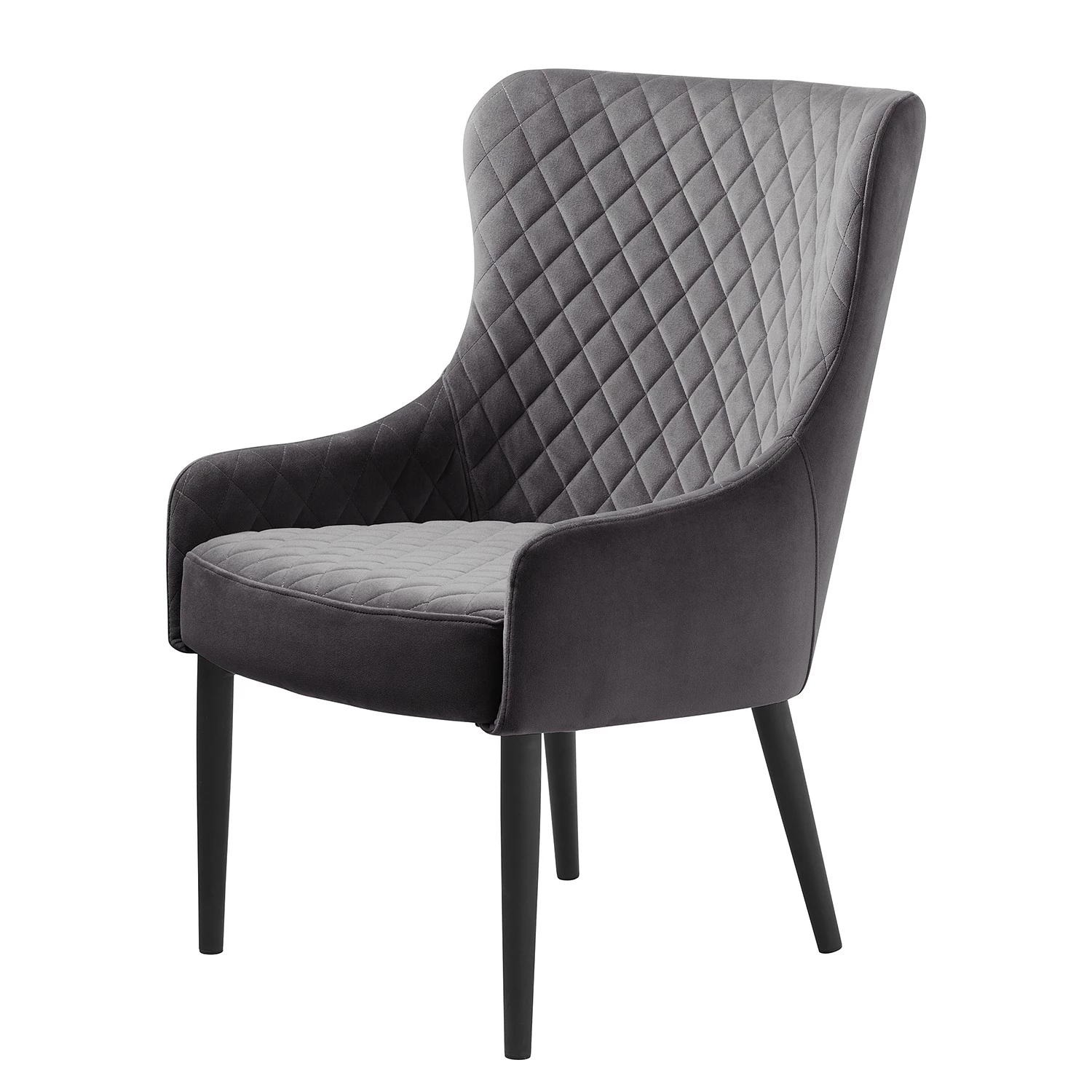 Red Living Fauteuil Albero - Velours - Gris 3 Red Living Fauteuil Albero - Velours - Gris