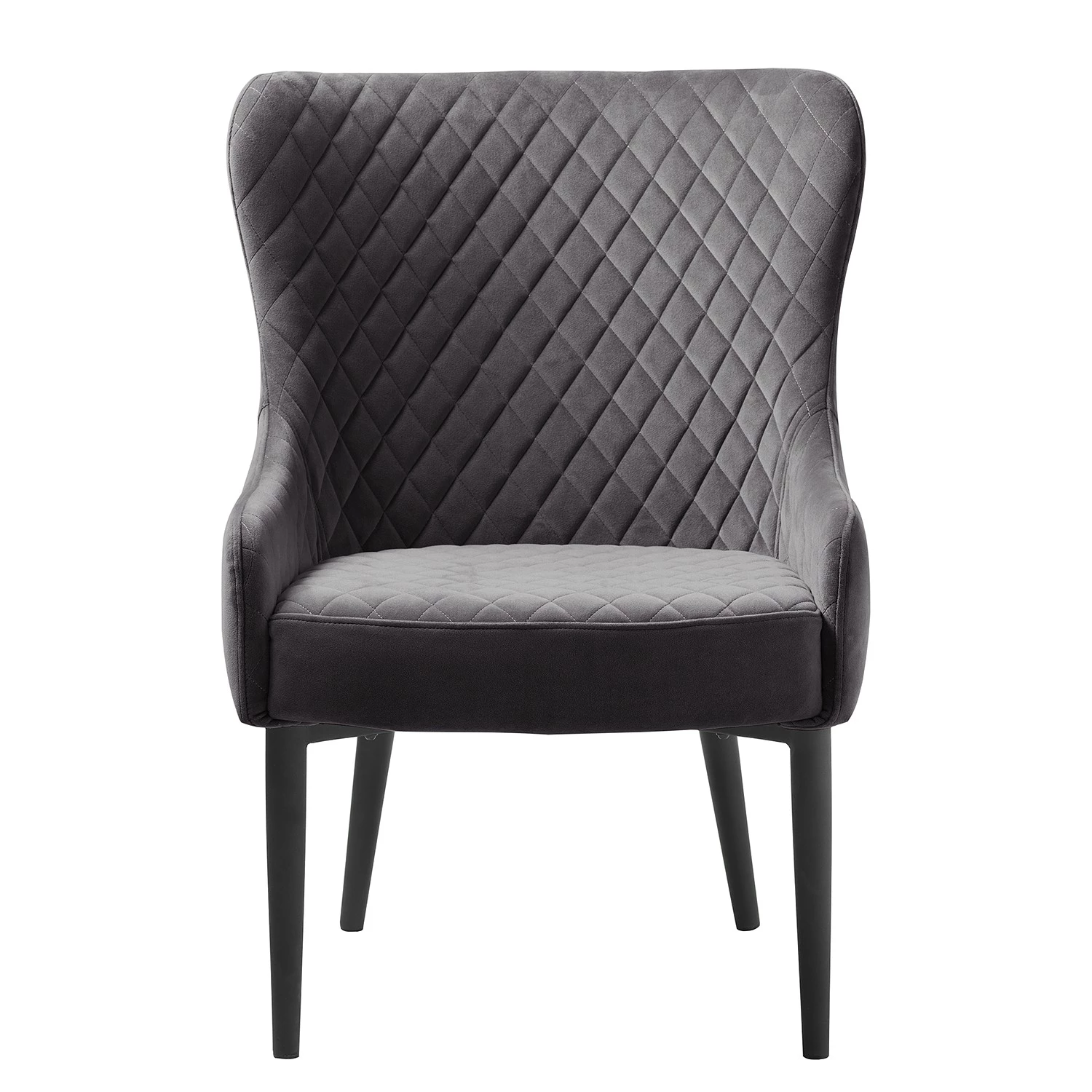 Red Living Fauteuil Albero - Velours - Gris 4 Red Living Fauteuil Albero - Velours - Gris – Image 2