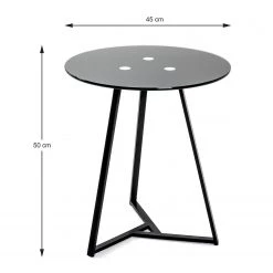 Loftscape Bout de canapé Calow - Métal - Noir -Meubles de salon Soldes 1000267392 210518 16033100019 SKETCH DETAILS P000000001000267392 sketch