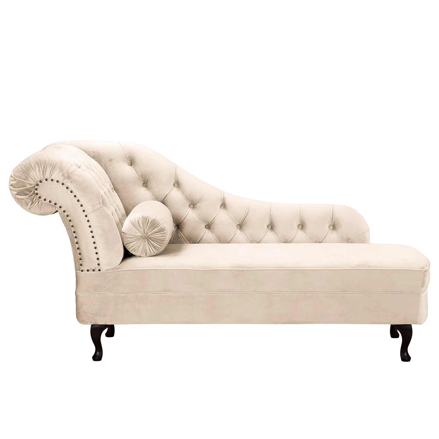 Ridgevalley Méridienne Dale - Velours Ravi: Créme - Accoudoir monté à gauche (vu de face) 5 Ridgevalley Méridienne Dale - Velours Ravi: Créme - Accoudoir monté à gauche (vu de face) – Image 3