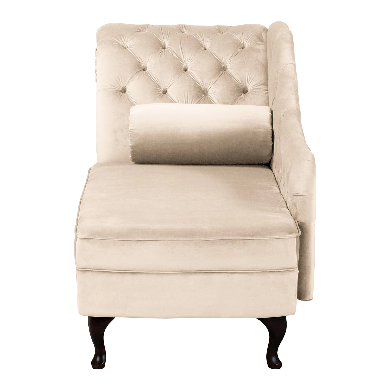 Ridgevalley Méridienne Dale - Velours Ravi: Créme - Accoudoir monté à gauche (vu de face) 6 Ridgevalley Méridienne Dale - Velours Ravi: Créme - Accoudoir monté à gauche (vu de face) – Image 4