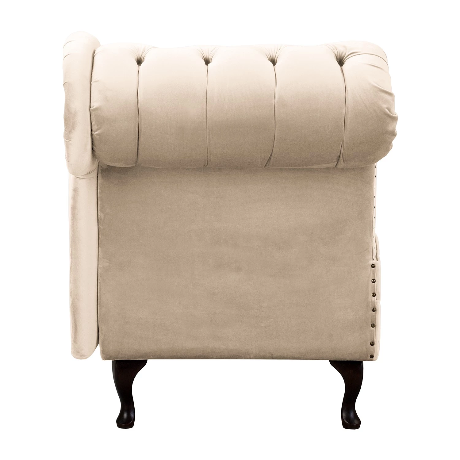 Ridgevalley Méridienne Dale - Velours Ravi: Créme - Accoudoir monté à gauche (vu de face) 7 Ridgevalley Méridienne Dale - Velours Ravi: Créme - Accoudoir monté à gauche (vu de face) – Image 5