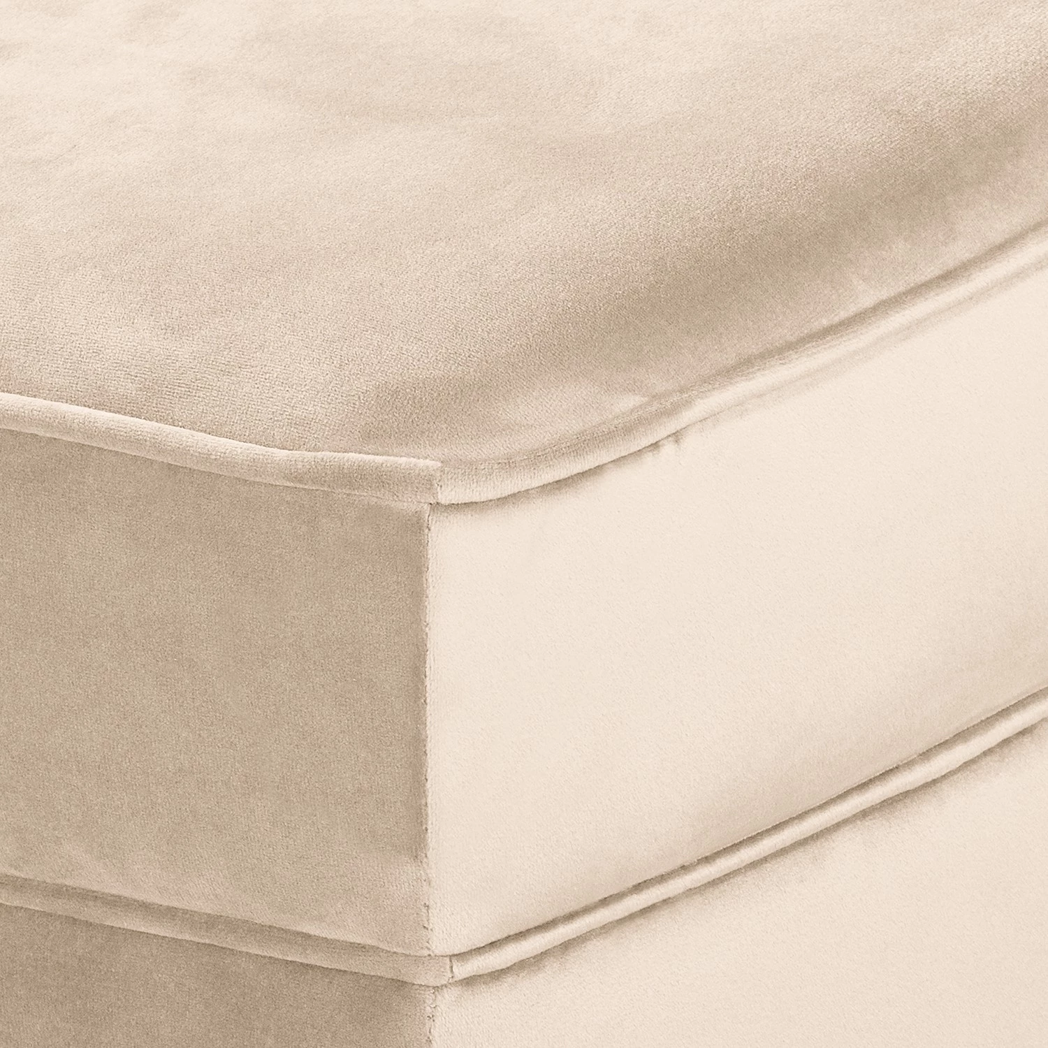 Ridgevalley Méridienne Dale - Velours Ravi: Créme - Accoudoir monté à gauche (vu de face) 17 Ridgevalley Méridienne Dale - Velours Ravi: Créme - Accoudoir monté à gauche (vu de face) – Image 15