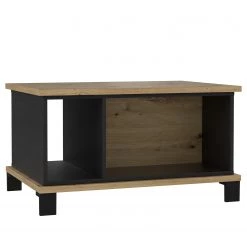 Red Living Table basse Egan II - Imitation chêne artisan / Imitation chêne noir -Meubles de salon Soldes 1000270201 210609 06153600003 DETAILS P000000001000270201