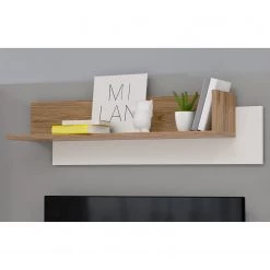 Norrwood Étagère murale Boyd I - Imitation chêne / Blanc -Meubles de salon Soldes 1000270213 210609 06153800031 MOOD DETAILS P000000001000270213 mood