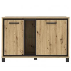 Red Living Buffet Egan IV - Imitation chêne artisan / Imitation chêne noir -Meubles de salon Soldes 1000270224 210609 06154200090 DETAILS P000000001000270224