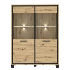 Red Living Vitrine Egan I - Imitation chêne artisan / Imitation chêne noir 15 Red Living Vitrine Egan I - Imitation chêne artisan / Imitation chêne noir -Meubles de salon Soldes 1000270227 210609 06155300110 DETAILS P000000001000270227