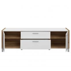 Norrwood Meuble TV Boyd I - Blanc / Imitation chêne 12 Norrwood Meuble TV Boyd I - Blanc / Imitation chêne -Meubles de salon Soldes 1000270231 210609 06155600143 DETAILS P000000001000270231