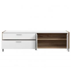 Norrwood Meuble TV Boyd II - Blanc / Imitation chêne -Meubles de salon Soldes 1000270232 210609 06155600151 DETAILS P000000001000270232
