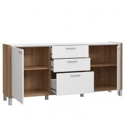 Norrwood Buffet Boyd I - Blanc / Imitation chêne -Meubles de salon Soldes 1000270252 210609 06160200251 DETAILS P000000001000270252