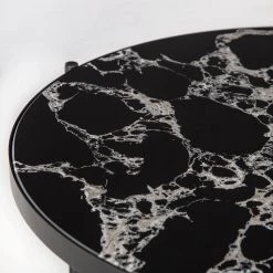 Studio Copenhagen Table basse Abee - Imitation marbre noir / Noir -Meubles de salon Soldes 1000270346 220809 080 DETAILS P000000001000270346