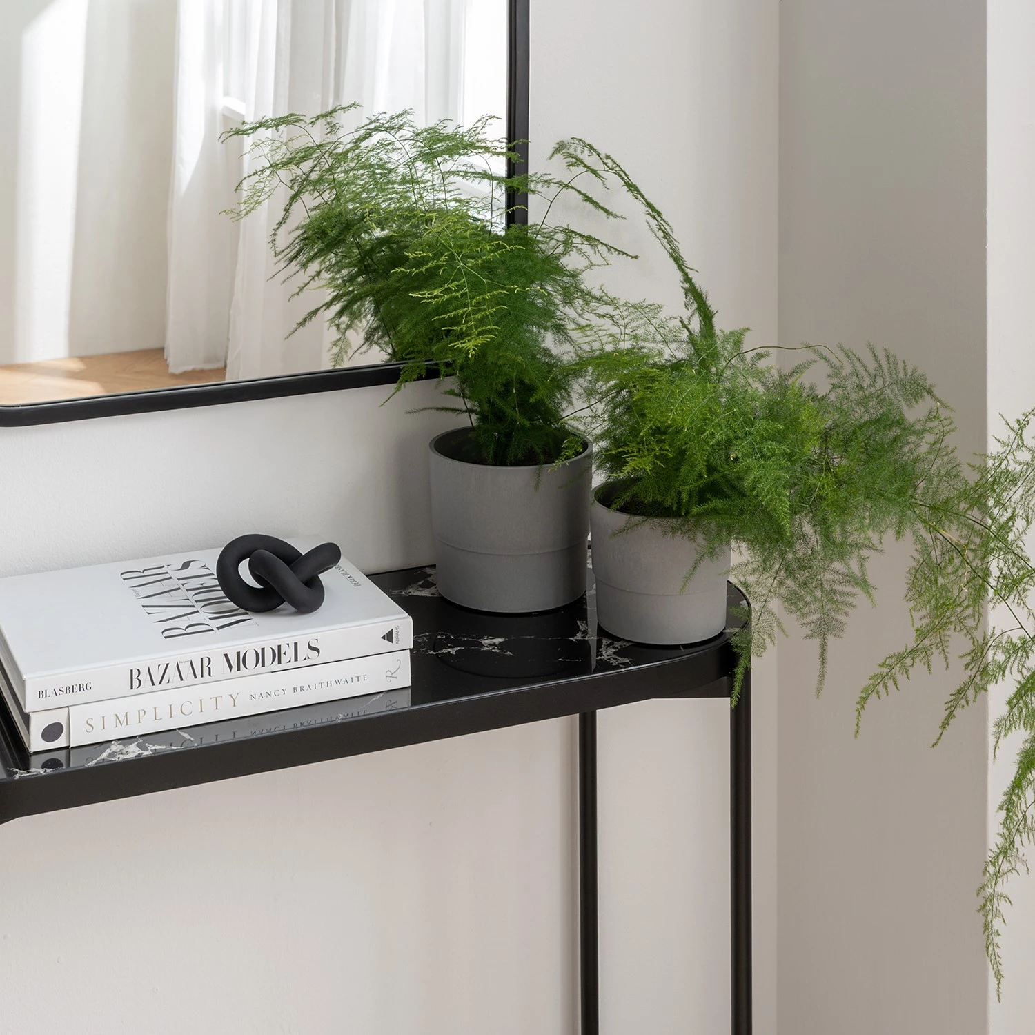 Studio Copenhagen Console Abee - Imitation marbre noir / Noir 6 Studio Copenhagen Console Abee - Imitation marbre noir / Noir – Image 4