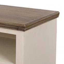 Ridgevalley Meuble TV Pua - Eucalyptus massif - Blanc / Marron -Meubles de salon Soldes 1000270686 210602 06133100117 DETAILS P000000001000270686