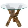 Ridgevalley Table basse Sandy - Manguier massif / Verre - Marron -Meubles de salon Soldes 1000270704 210602 06134200232 IMAGE P000000001000270704