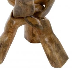 Ridgevalley Table basse Sandy - Manguier massif / Verre - Marron -Meubles de salon Soldes 1000270704 210602 06134200236 DETAILS P000000001000270704