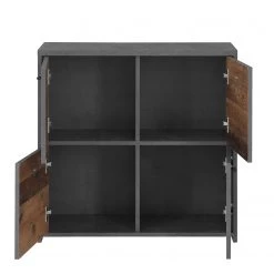 Loftscape Buffet Rison II - Gris foncé / Imitation bois ancien -Meubles de salon Soldes 1000272364 210819 07024300045 DETAILS P000000001000272364