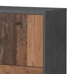 Loftscape Buffet Rison II - Gris foncé / Imitation bois ancien -Meubles de salon Soldes 1000272364 210819 07025000183 DETAILS P000000001000272364