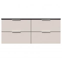 Posseik Commode Asker II - Crème / Anthracite - Hauteur : 46 cm -Meubles de salon Soldes 1000272576 210614 06040600173 DETAILS P000000001000272576