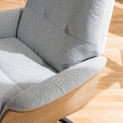 Studio Copenhagen Fauteuil relax Anderson III - Tissu Saia: Gris clair - Noir - Chêne 29 Studio Copenhagen Fauteuil relax Anderson III - Tissu Saia: Gris clair - Noir - Chêne -Meubles de salon Soldes 1000272755 211006 073630000113 DETAILS P000000001000272755