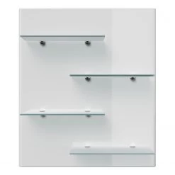 Posseik Étagère murale Elite - Blanc brillant - Largeur : 52 cm -Meubles de salon Soldes 1000272756 210614 14224600016 DETAILS P000000001000272756