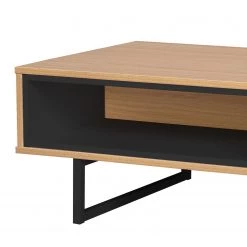 Loftscape Meuble TV Borsh - Placage en bois véritable - Chêne / Noir 11 Loftscape Meuble TV Borsh - Placage en bois véritable - Chêne / Noir -Meubles de salon Soldes 1000273407 210611 15403300033 DETAILS P000000001000273407