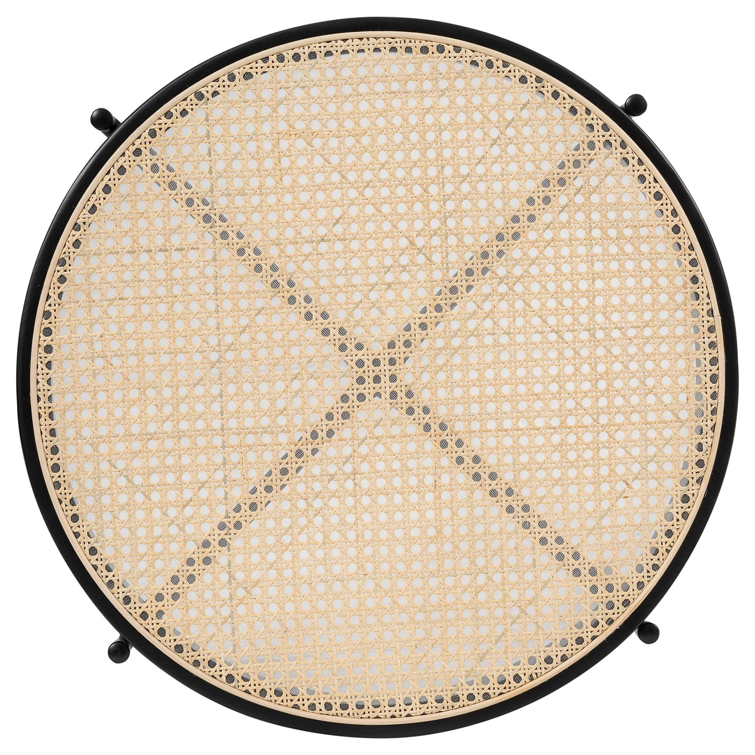 Studio Copenhagen Table basse Cyra - Rotin / Métal - Rotin / Noir 7 Studio Copenhagen Table basse Cyra - Rotin / Métal - Rotin / Noir – Image 5