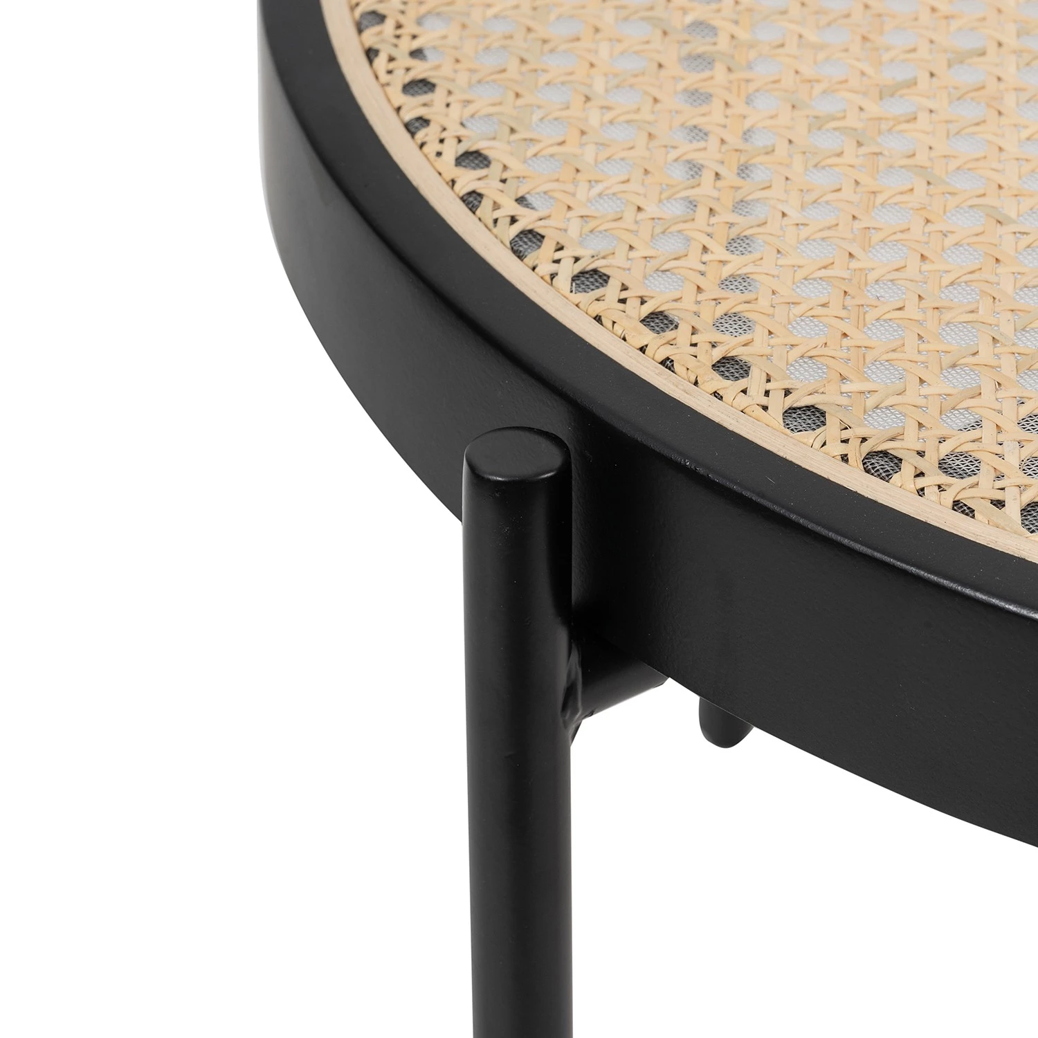 Studio Copenhagen Table basse Cyra - Rotin / Métal - Rotin / Noir 8 Studio Copenhagen Table basse Cyra - Rotin / Métal - Rotin / Noir – Image 6