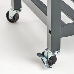 Zeller Desserte Addison - Bambou / MDF - Gris - 58 x 40 x 93 cm -Meubles de salon Soldes 1000273690 210615 06563700009 DETAILS P000000001000273690