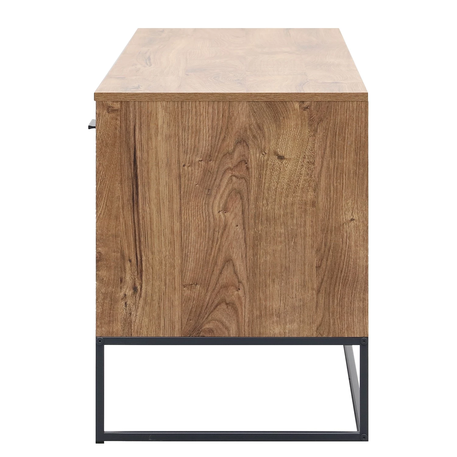 Red Living Meuble TV Meevoo II - Imitation chêne rustique / Graphite 10 Red Living Meuble TV Meevoo II - Imitation chêne rustique / Graphite – Image 8