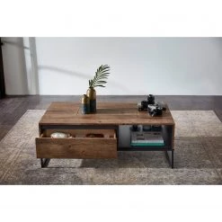 Red Living Table basse Meevoo - Imitation chêne rustique / Graphite 16 Red Living Table basse Meevoo - Imitation chêne rustique / Graphite -Meubles de salon Soldes 1000273903 210614 14470400079 MOOD DETAILS P000000001000273903 mood