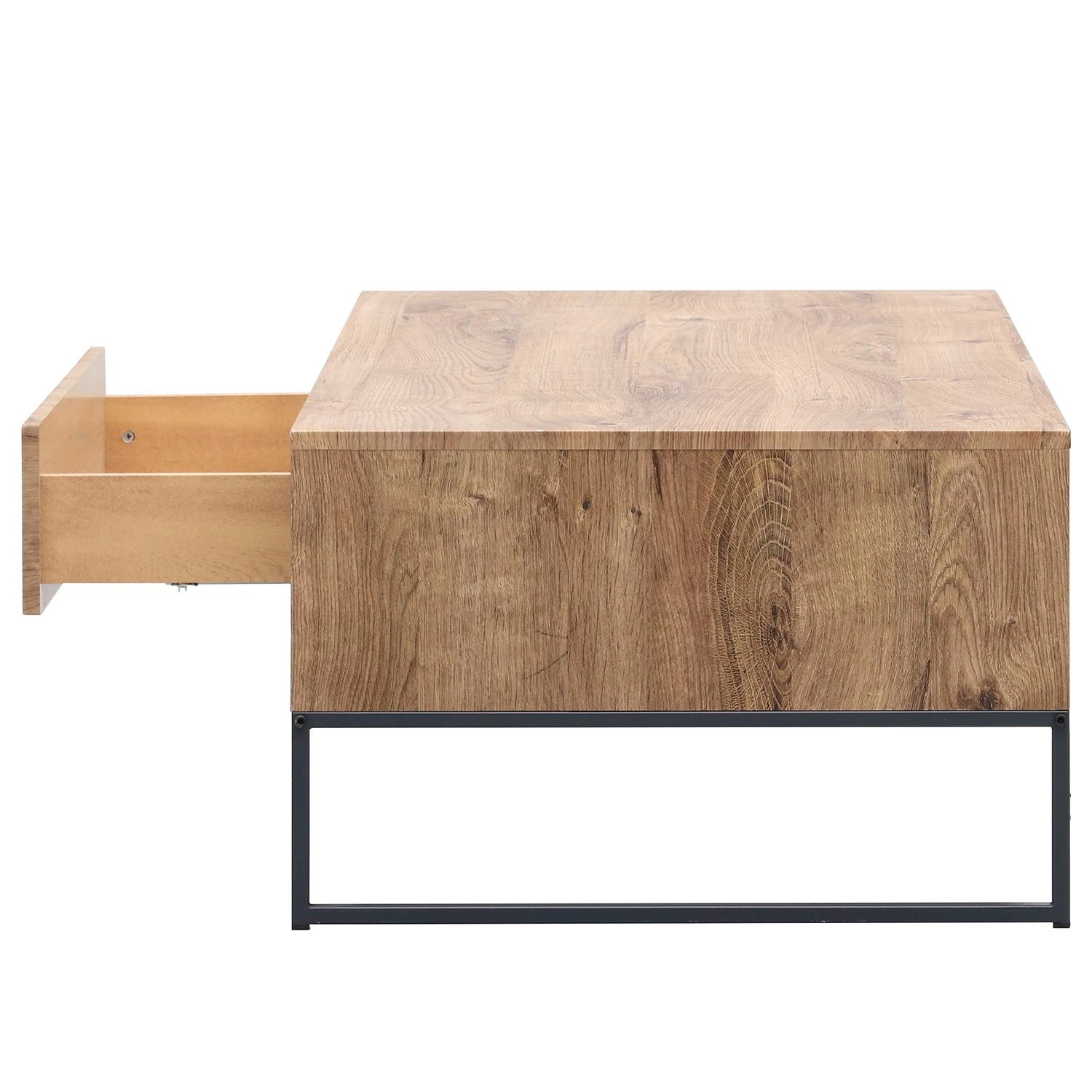 Red Living Table basse Meevoo - Imitation chêne rustique / Graphite 9 Red Living Table basse Meevoo - Imitation chêne rustique / Graphite – Image 7