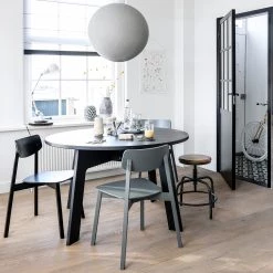 Red Living Tabouret Barry - Manguier massif / Métal - Manguier / Gris -Meubles de salon Soldes 1000275317 210629 14365400004 MOOD DETAILS P000000001000275317 mood