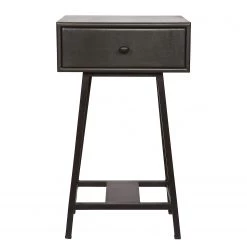 Red Living Bout de canapé Kait - Manguier massif / Métal - Noir -Meubles de salon Soldes 1000275606 210630 12463000014 DETAILS P000000001000275606